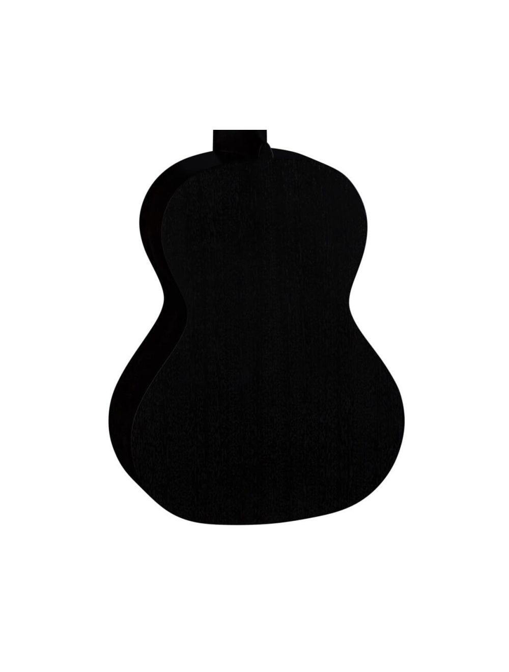 Luna Uke Vintage Mahogany Tenor Ukulele - Black Satin - Open Box