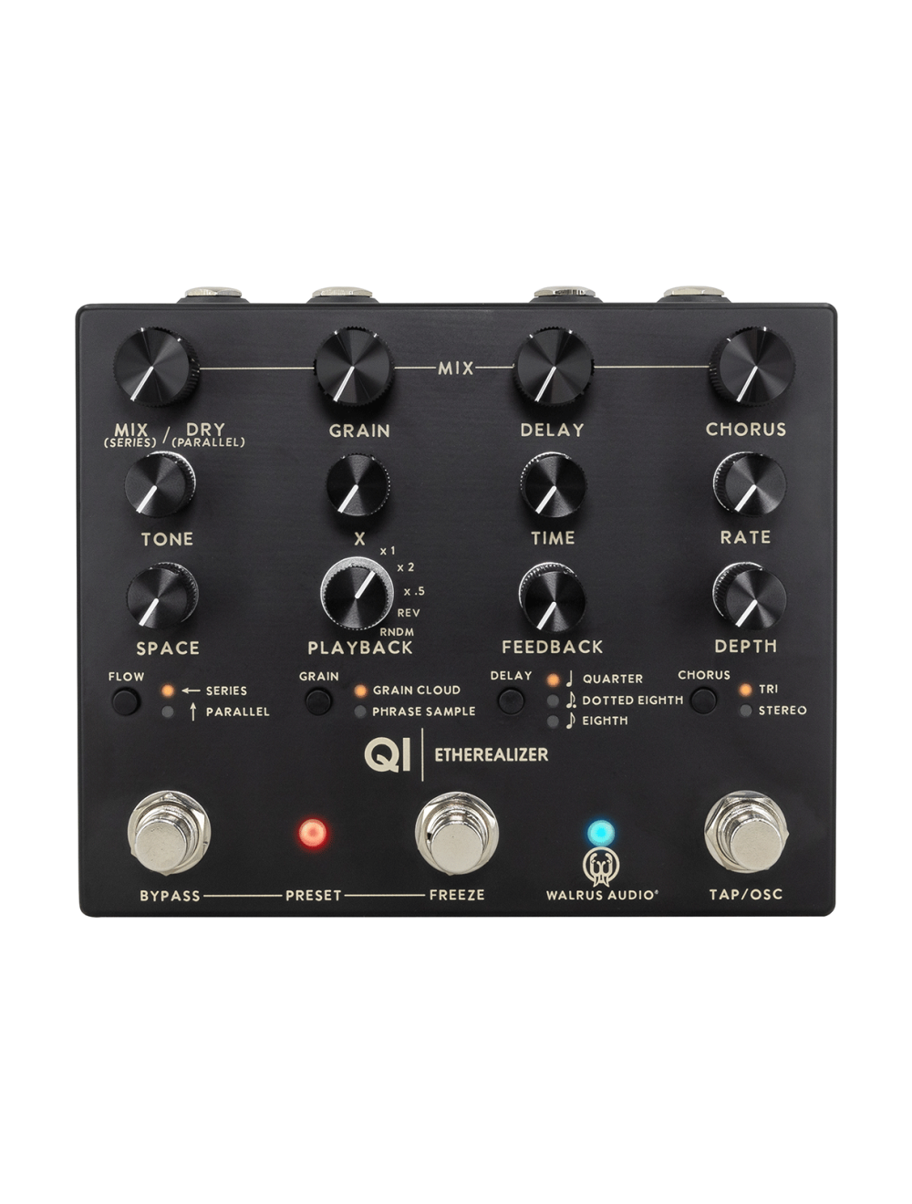 Walrus Audio Qi Etherealizer Multi Effect Pedal - Black - Open Box