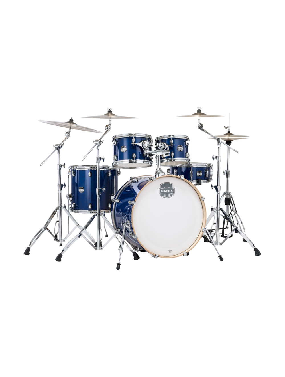 Mapex Mars Maple Rock 5-Piece Shell Pack w/22" Kick & Snare - Midnight Blue
