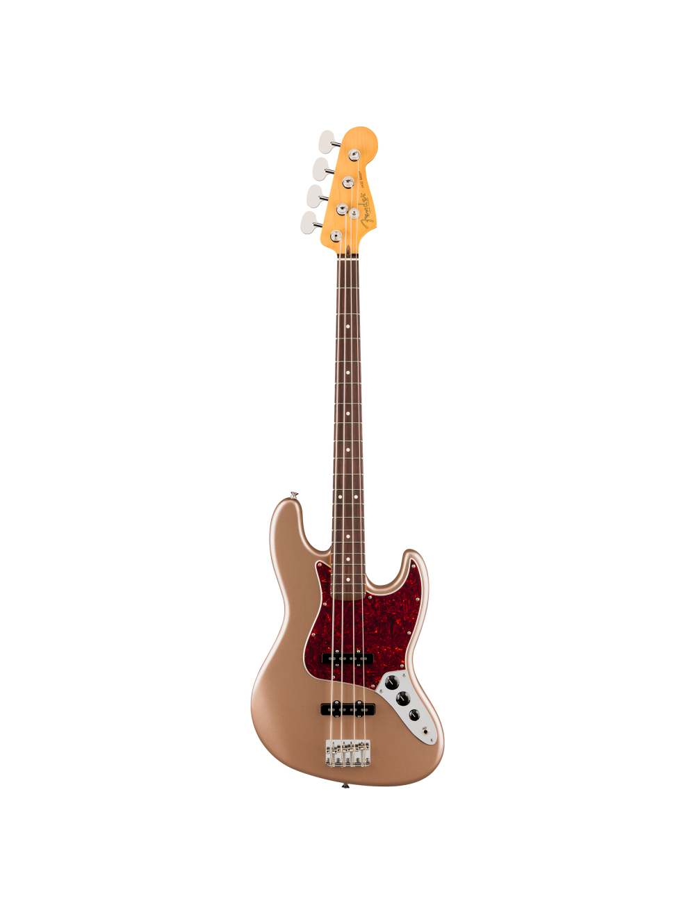 Used Fender American Professional Classic Jazz Bass - Faded Firemist Gold