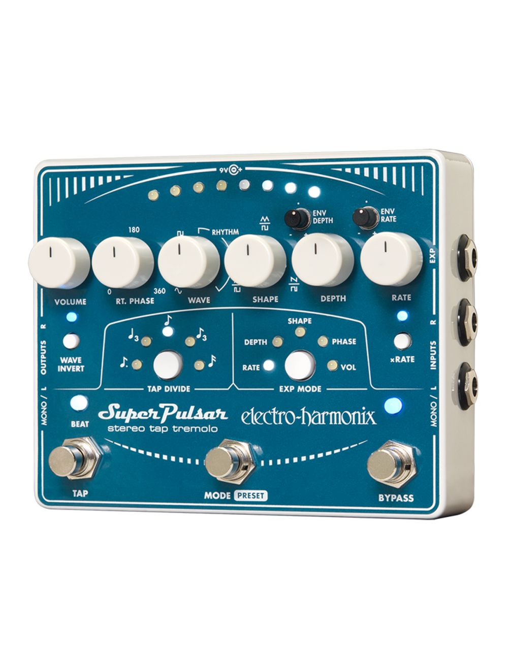 Electro-Harmonix Super Pulsar Stereo Tremolo Pedal - Open Box