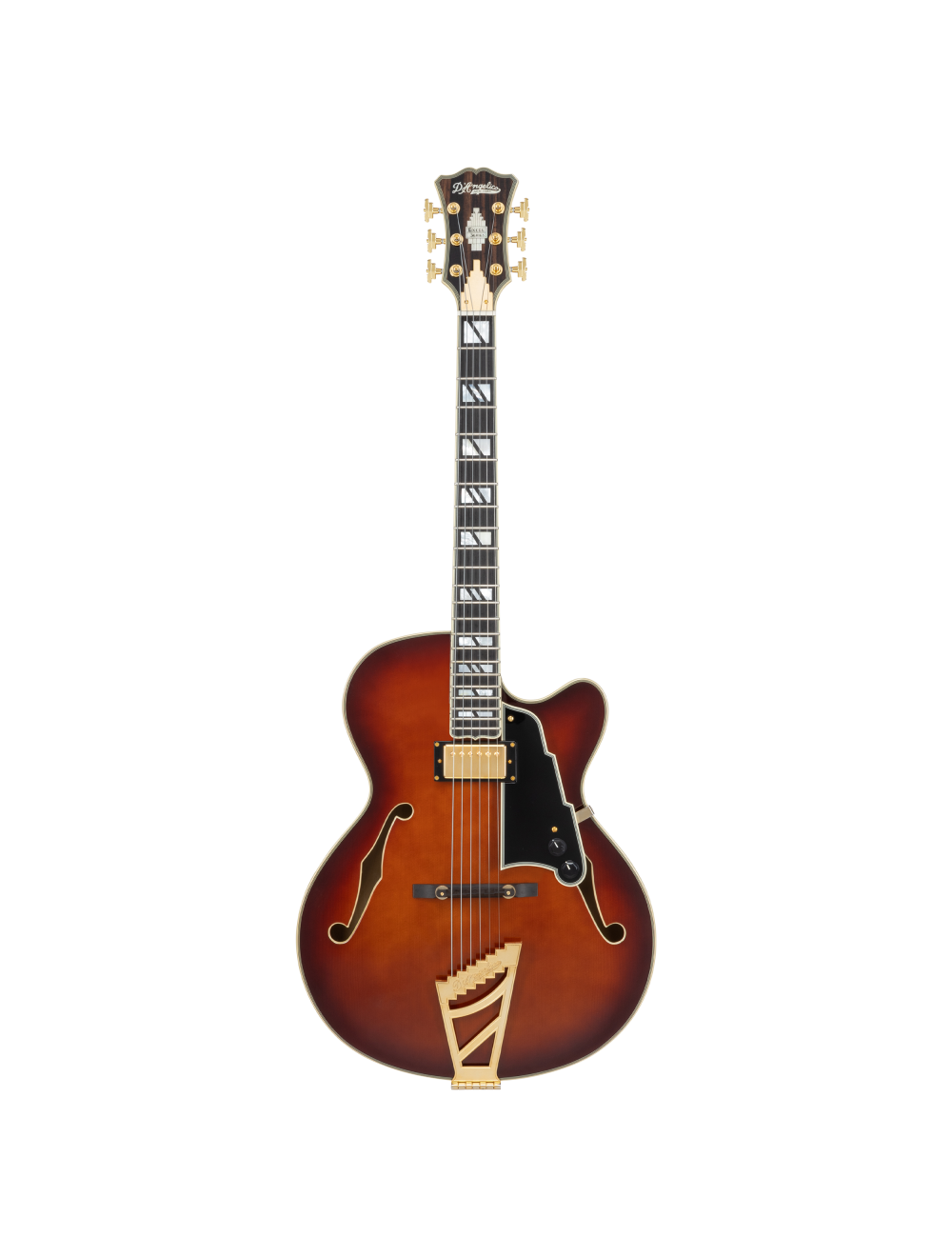 D'Angelico Excel 16 Hollow Body Electric Guitar - Amaretto Burst - Open Box