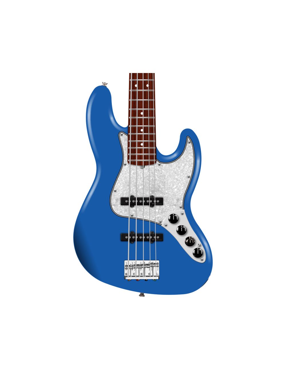 Used Fender Player II Modified Active Jazz Bass V - Electric Blue