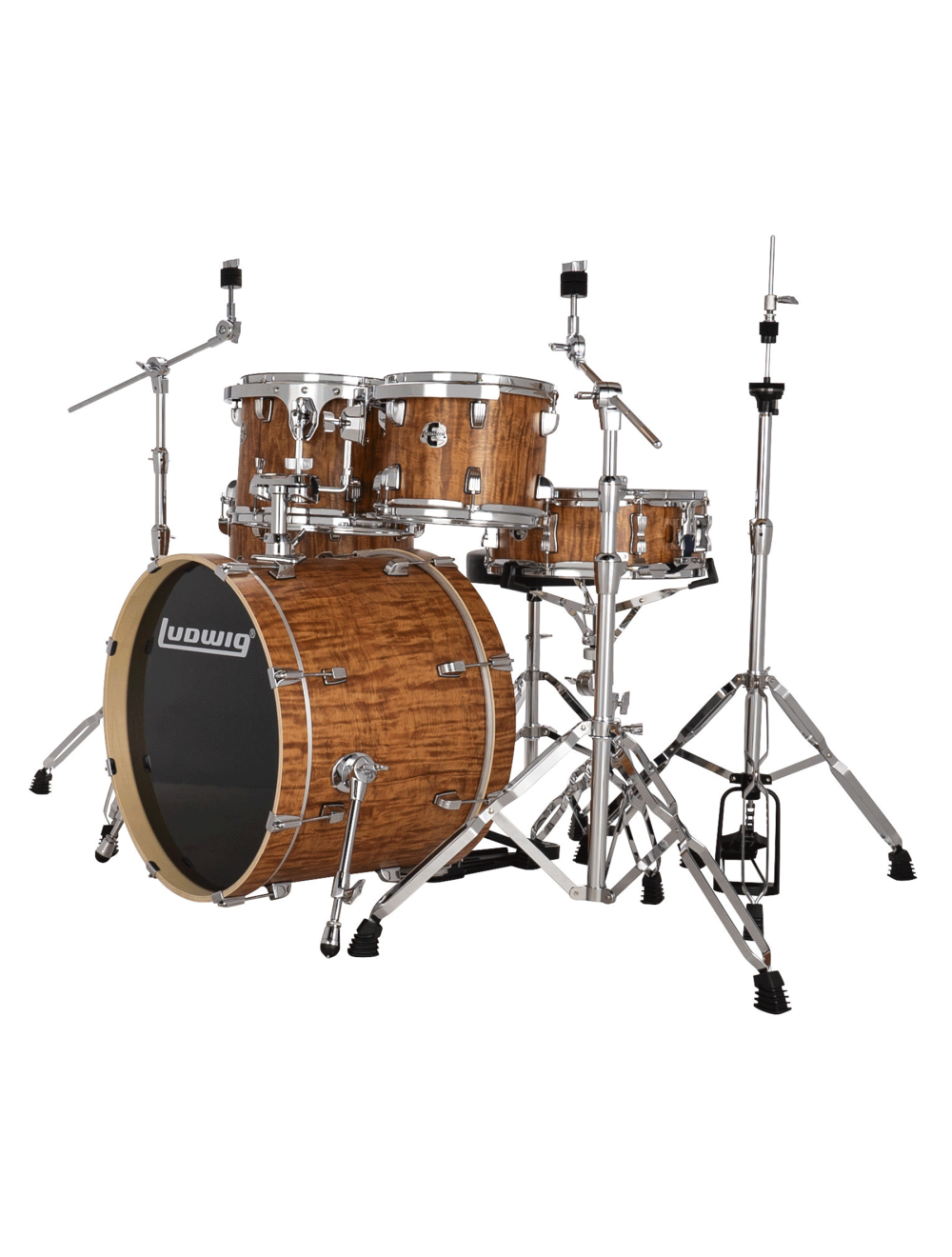 Ludwig Evolution 5-Piece Shell Pack w/20" Kick - Cherry