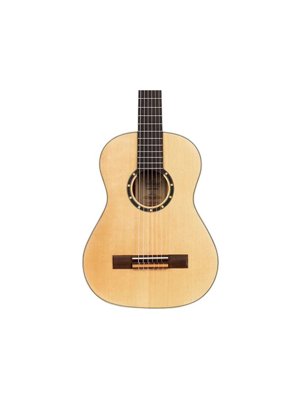 Ortega Guitars R121-1/2 Family Series 1/2 Size Nylon Classical Guitar