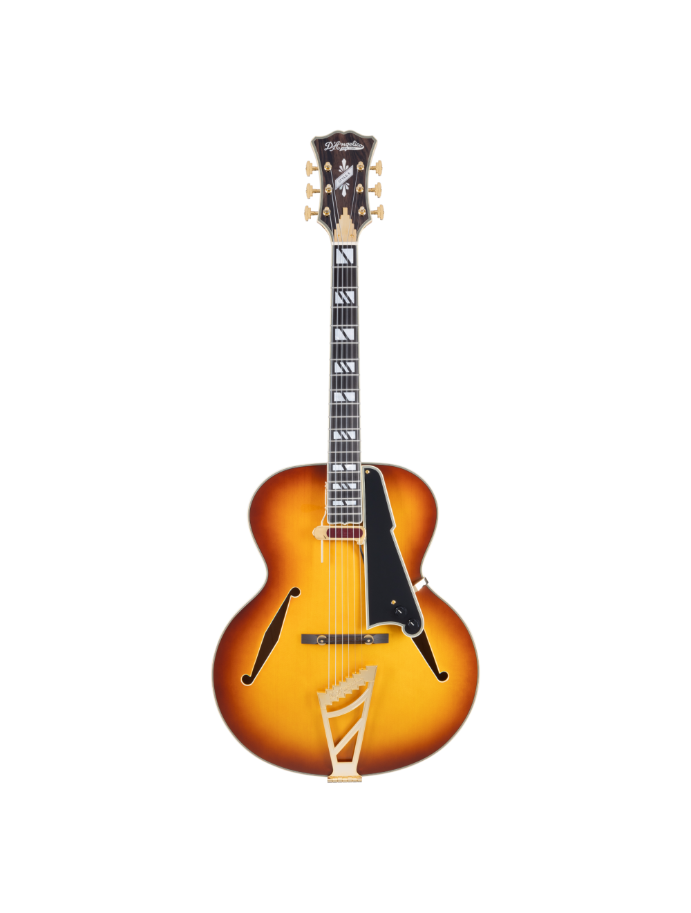 D'Angelico Excel Style B Hollow Body Guitar - Dark Iced Tea Burst - Open Box