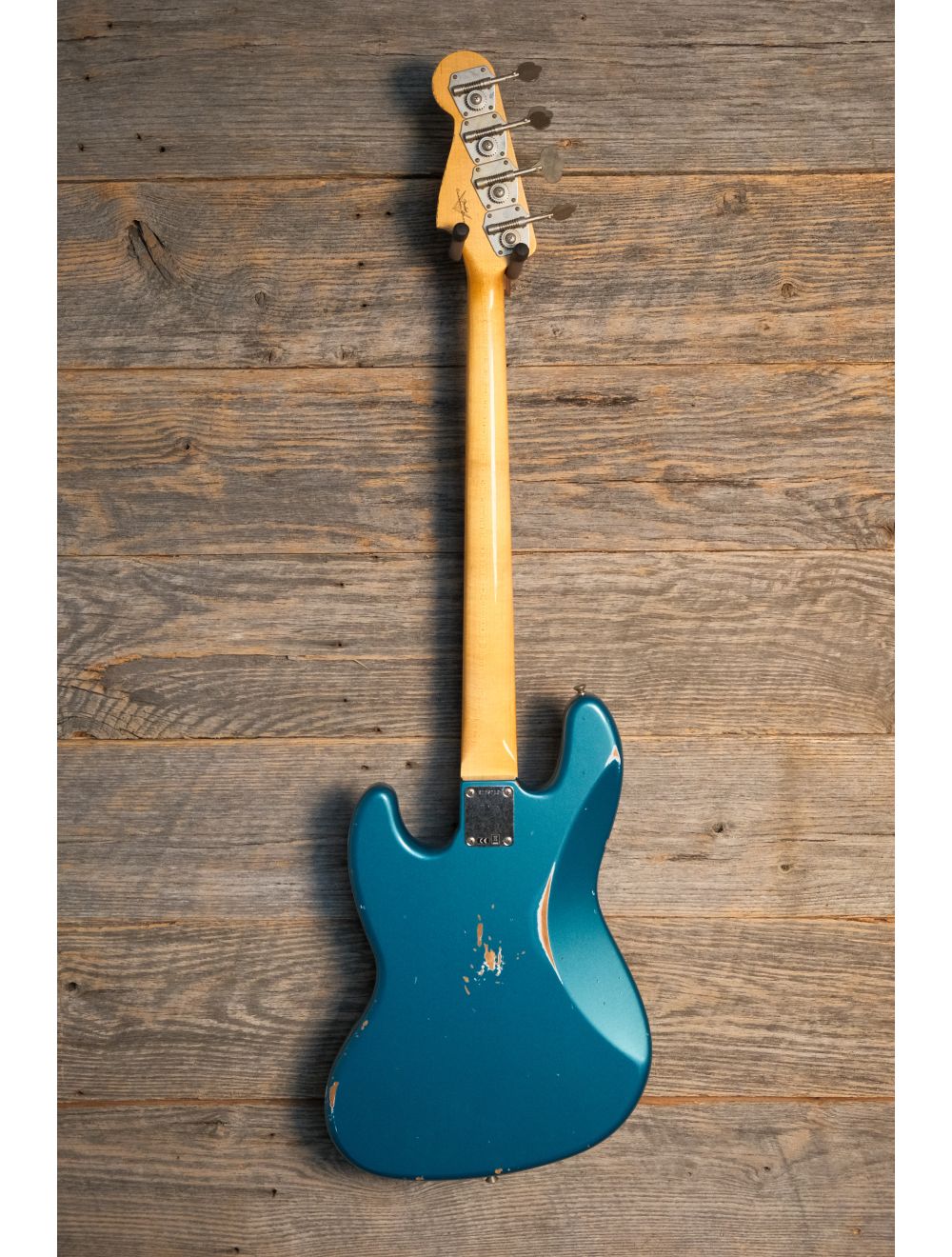 Used Fender 2023 Custom Shop 1964 Jazz Bass Relic - Ocean Turquoise w/OHSC