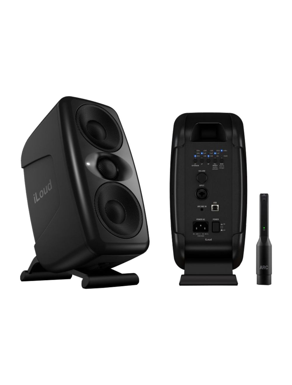 IK Multimedia AXE I/O & Amplitube 5 MAX Bundle + iLoud MTM Studio Monitor Pair