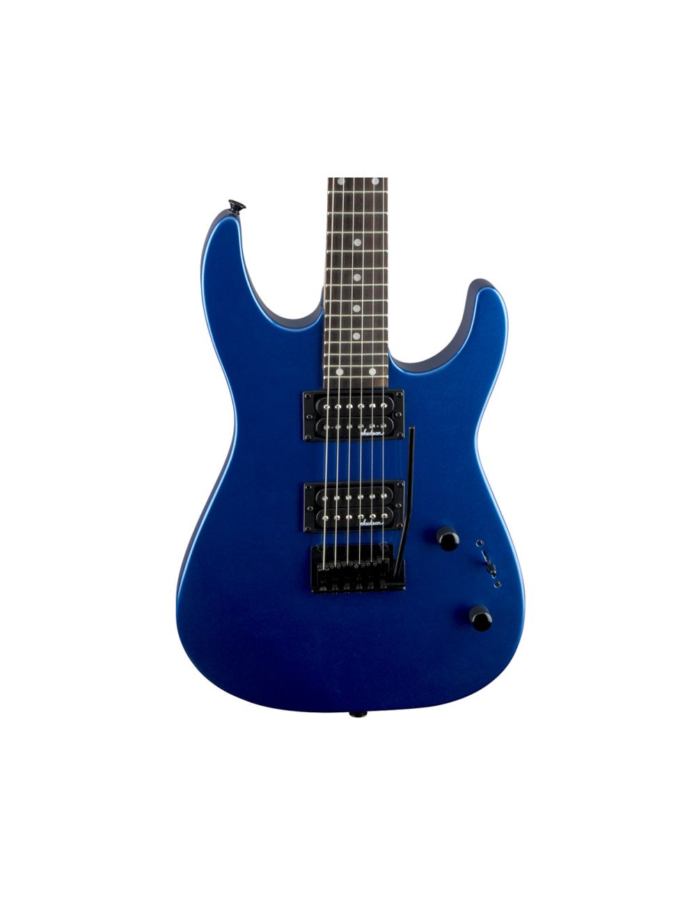 Used Jackson JS Series Dinky JS12 Guitar - Metallic Blue w/Amaranth FB