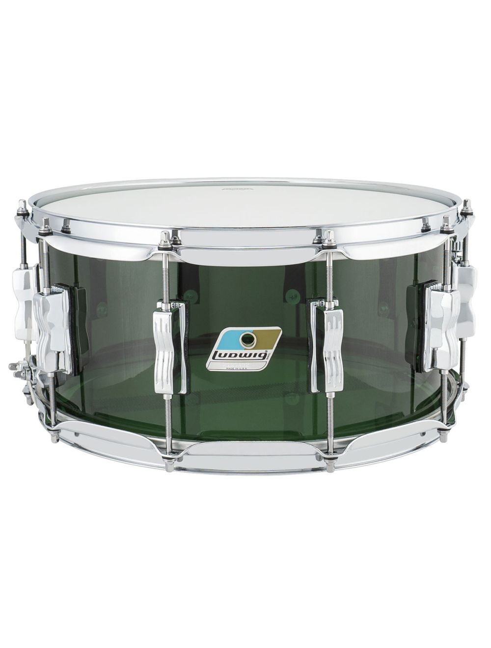Ludwig Vistalite 6.5"x14" Snare Drum - Green