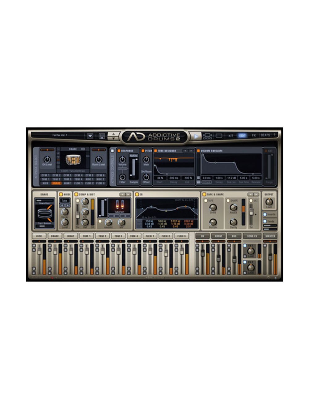 XLN Audio Session Percussion ADPACK for AD2