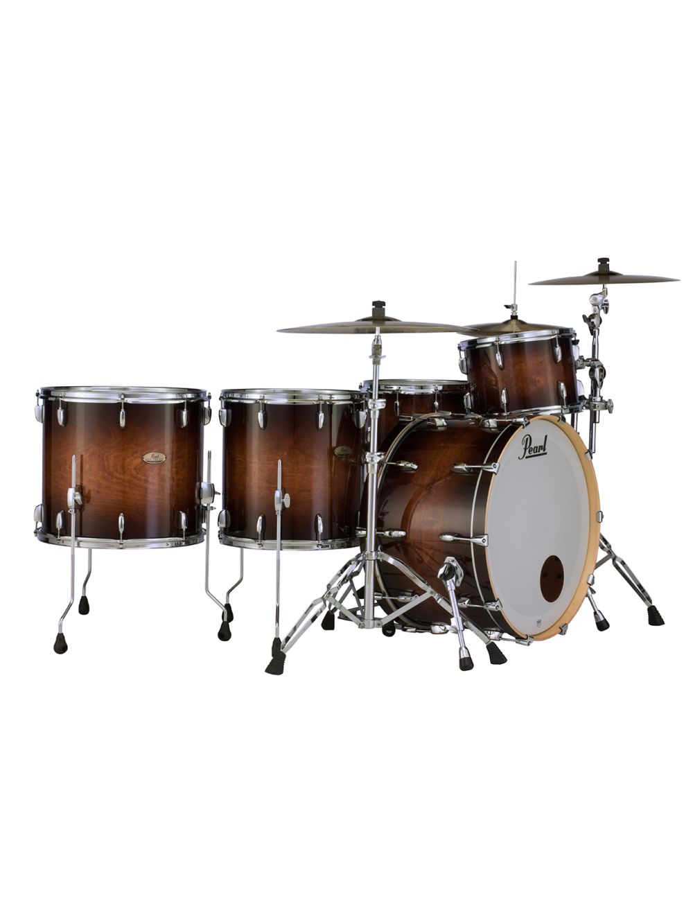 Pearl Session Studio Select Series 4-piece Shell Pack - Gloss Barnwood Brown