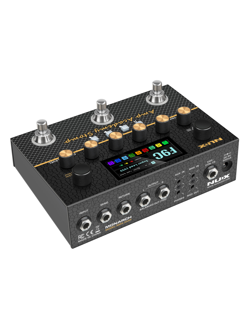 NUX NMA-3AAP Amp Academy Stomp Amp Modeler Pedal