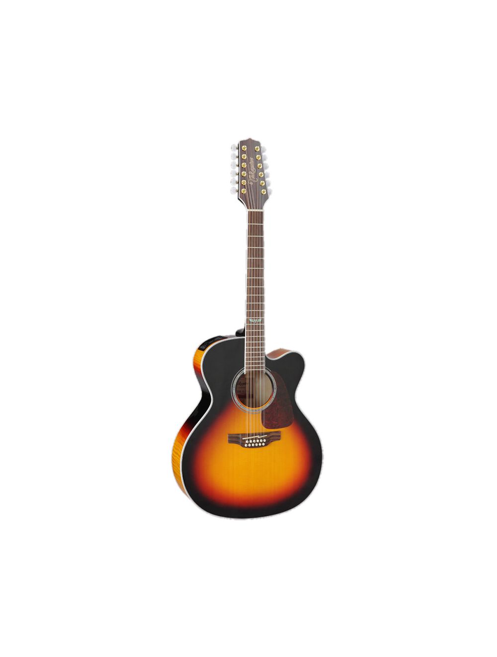 Takamine GJ72CE12 Jumbo 12-String A/E Guitar - Brown Sunburst