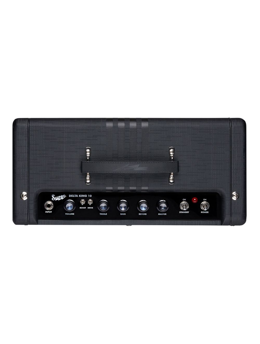 Supro 1820RBB Delta King 10 5-Watt 1x10” Combo w/Reverb – Black/Black