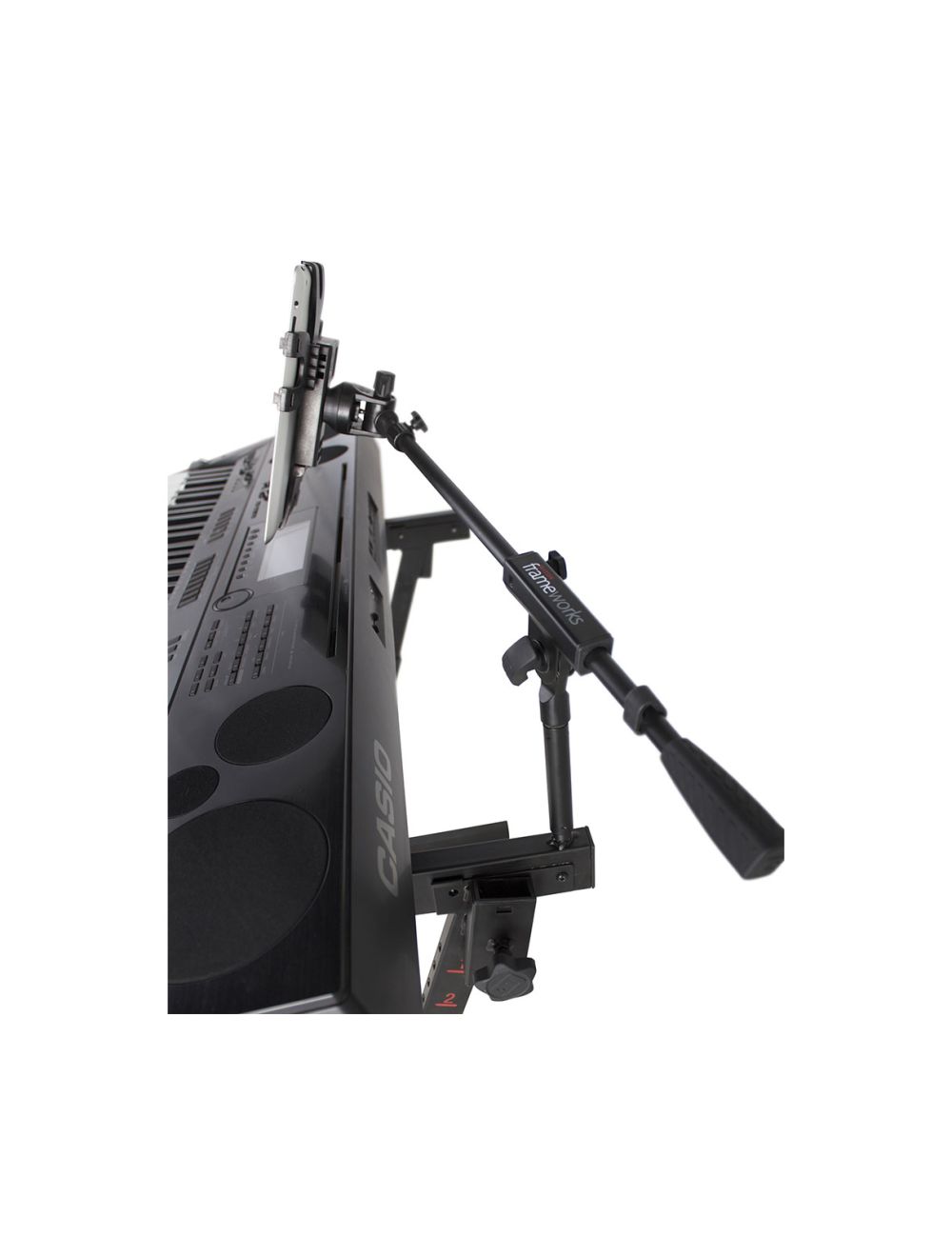 Gator Frameworks GFW-UTL-TBLTCLMP iPad Tablet Tray w/ Adjustable Clamp Mount