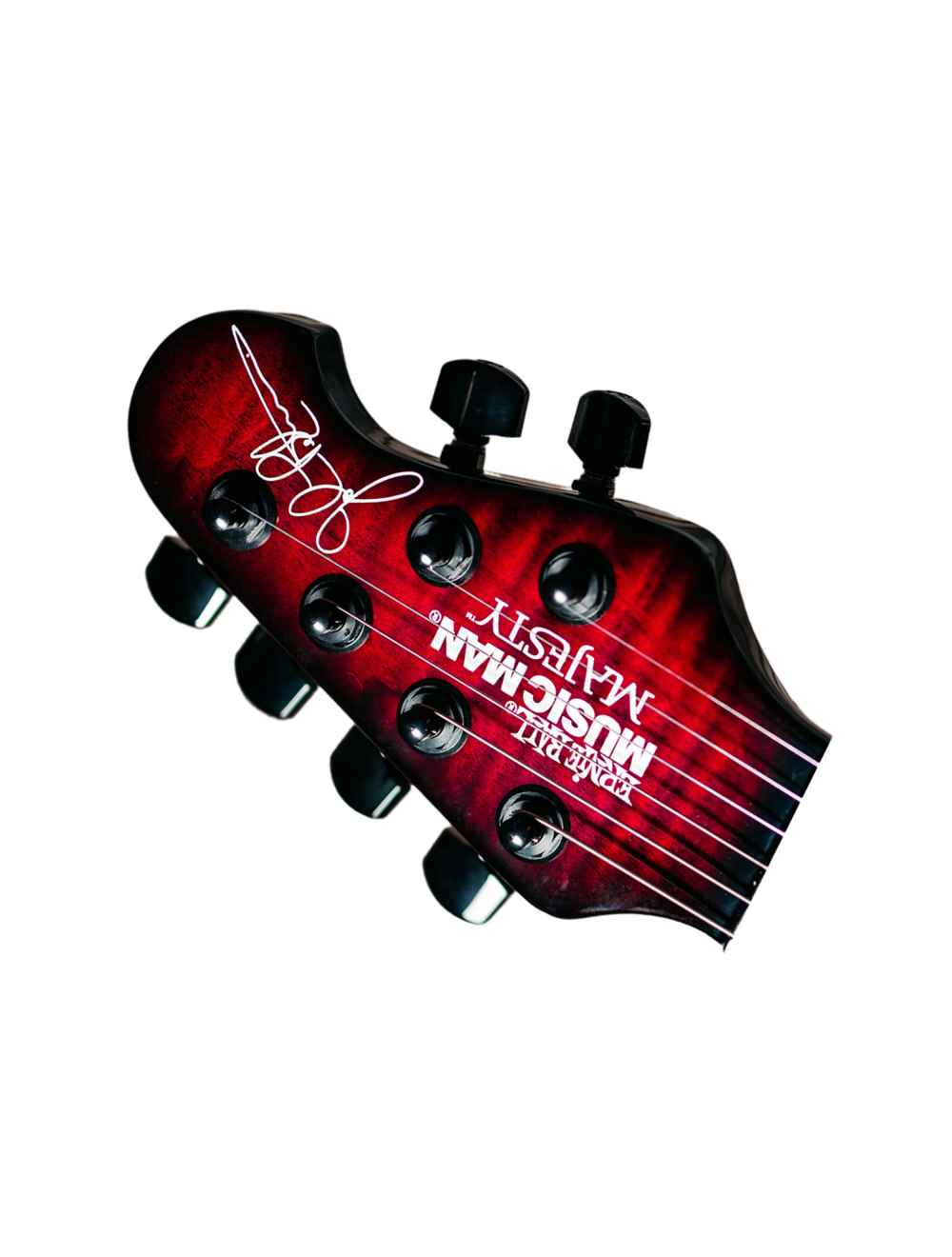 Ernie Ball Music Man BFR Majesty - Red Nebula Quilt Maple Top - Limited to 100