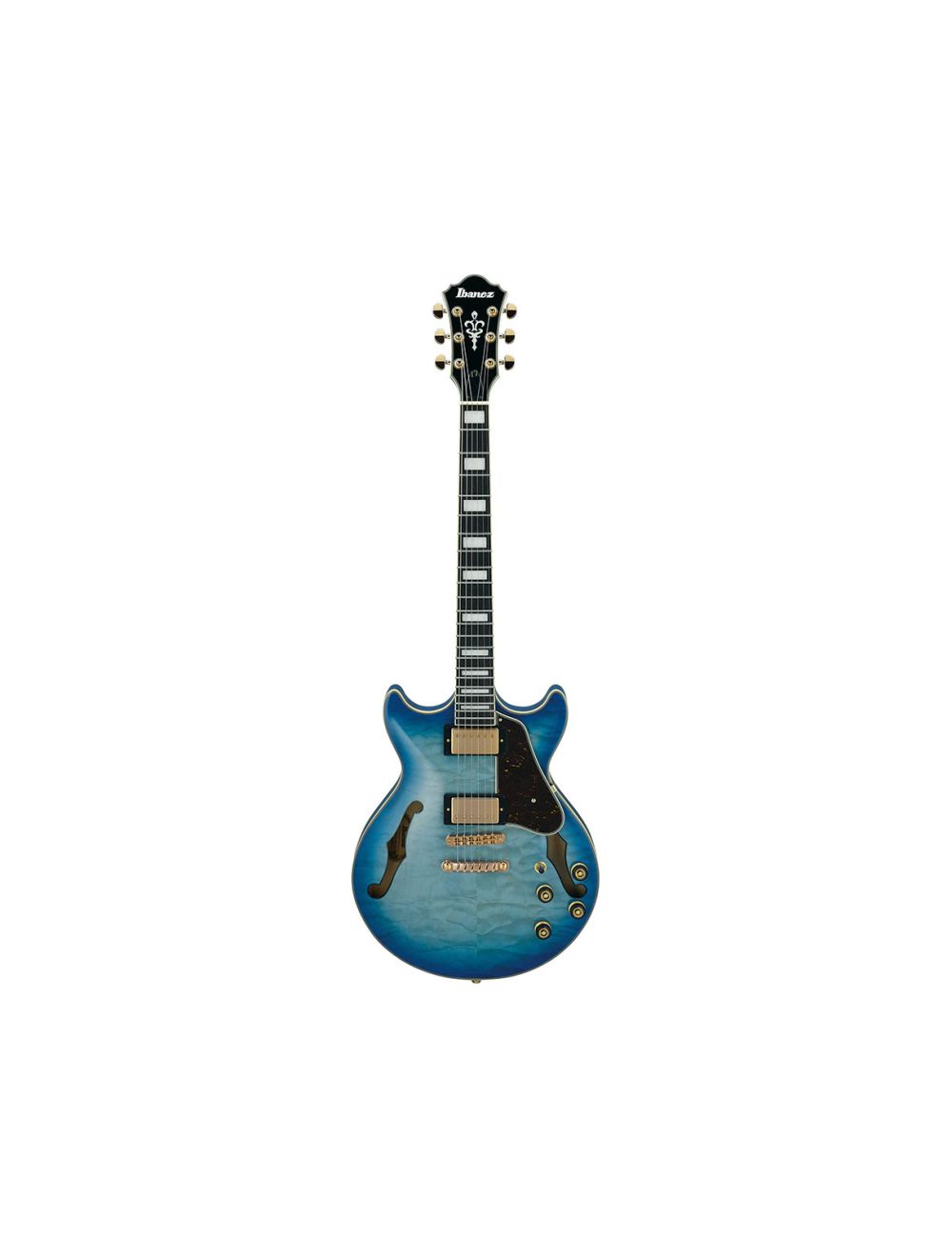 Ibanez AM93QMJBB AM Artcore Expressionist Electric Guitar - Jet Blue Burst