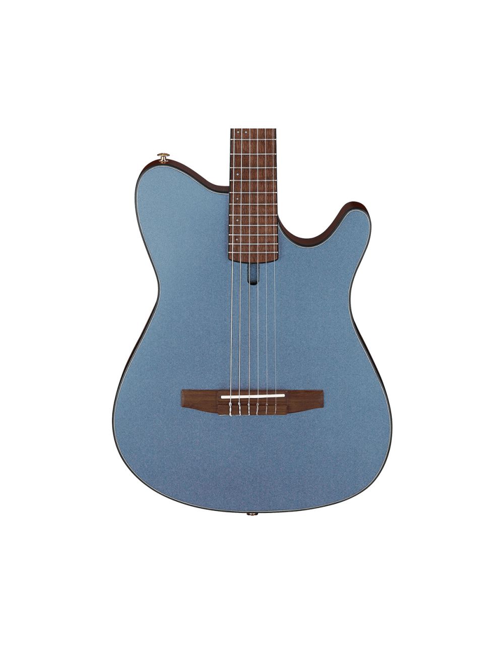 Ibanez FRH10NIBF Nylon String A/E Guitar - Indigo Blue Metallic Flat
