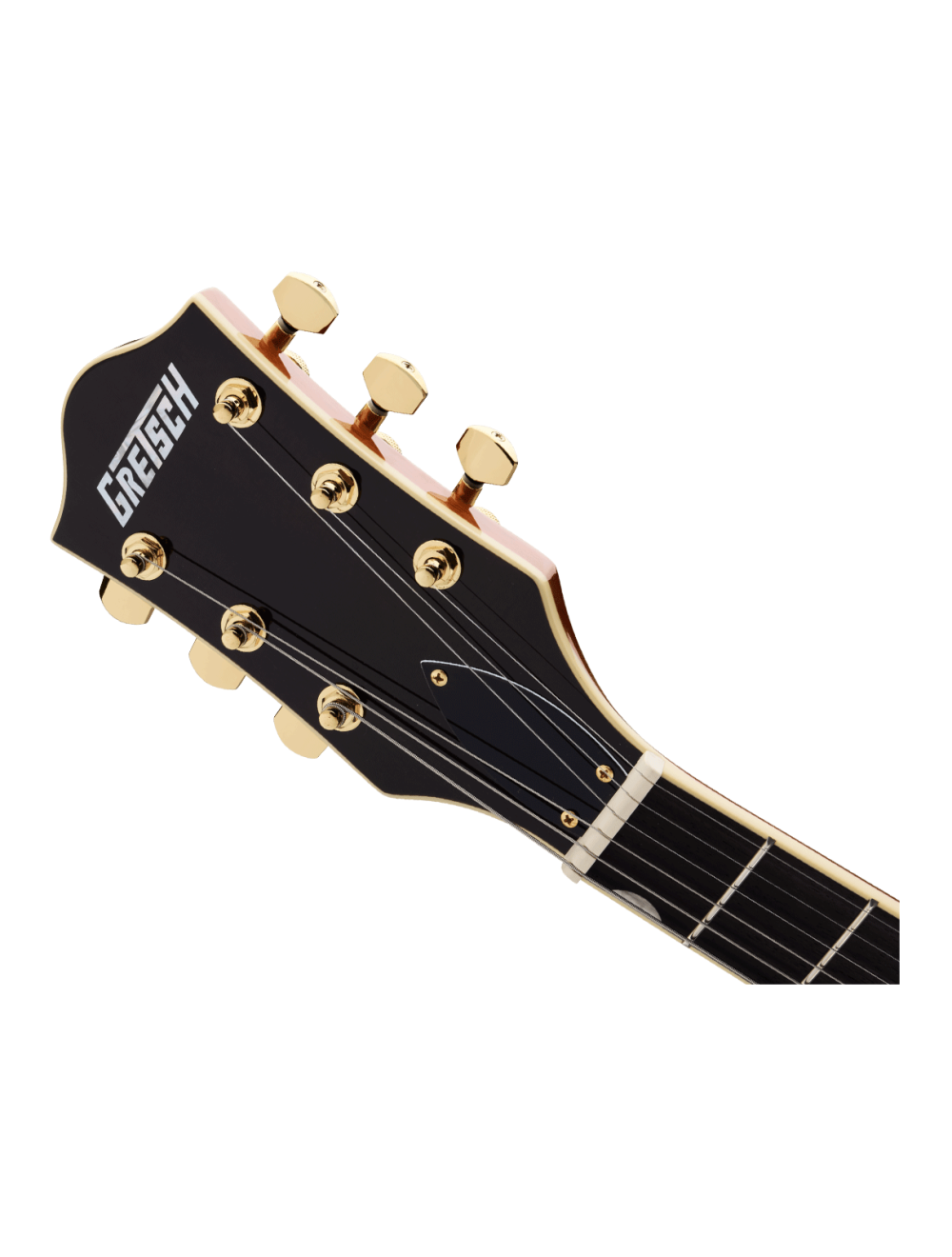 Used Gretsch Electromatic LTD Flame Okoume Broadkaster DC - Roundup Orange