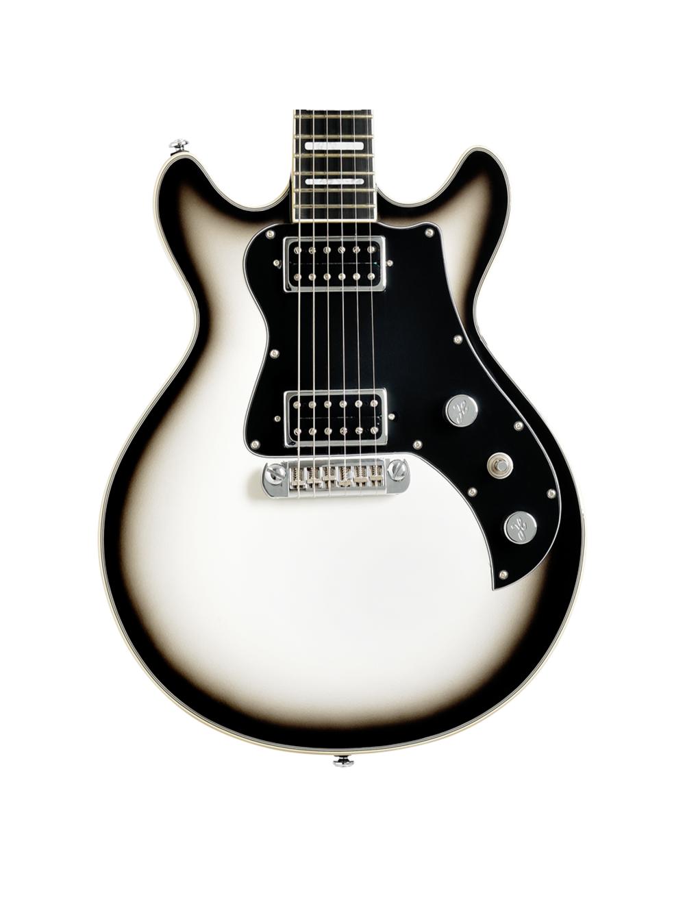 Hagstrom Megin Double Cut Electric Guitar - Grey Burst