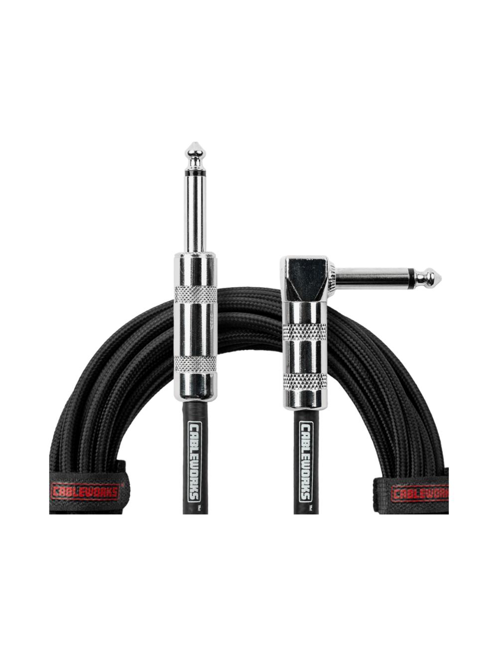 Gator CableWorks Backline Series 20' Straight to RA 1/4" - Black - Open Box