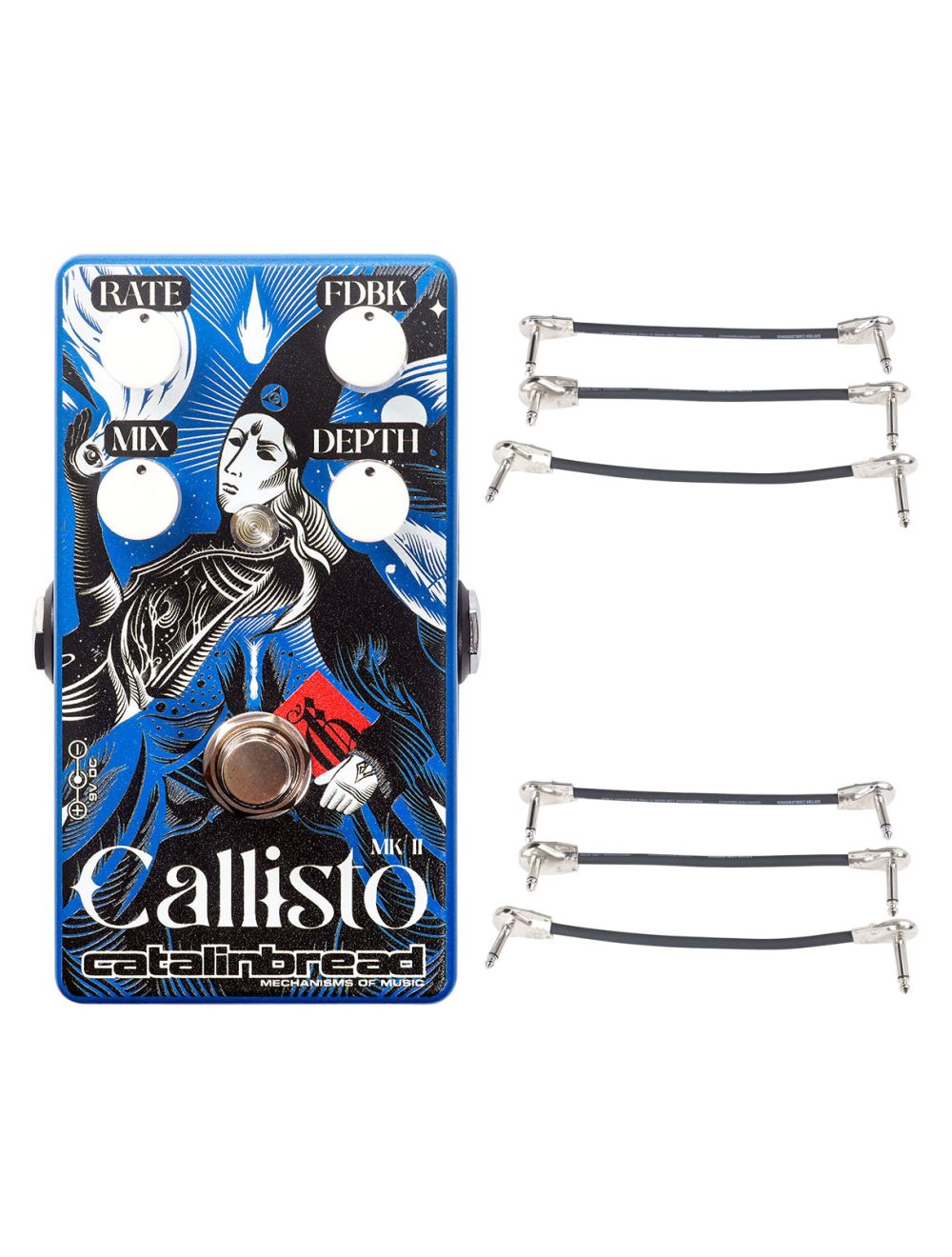 Catalinbread Callisto MKII + 2x Gator Patch Cable 3 Pack
