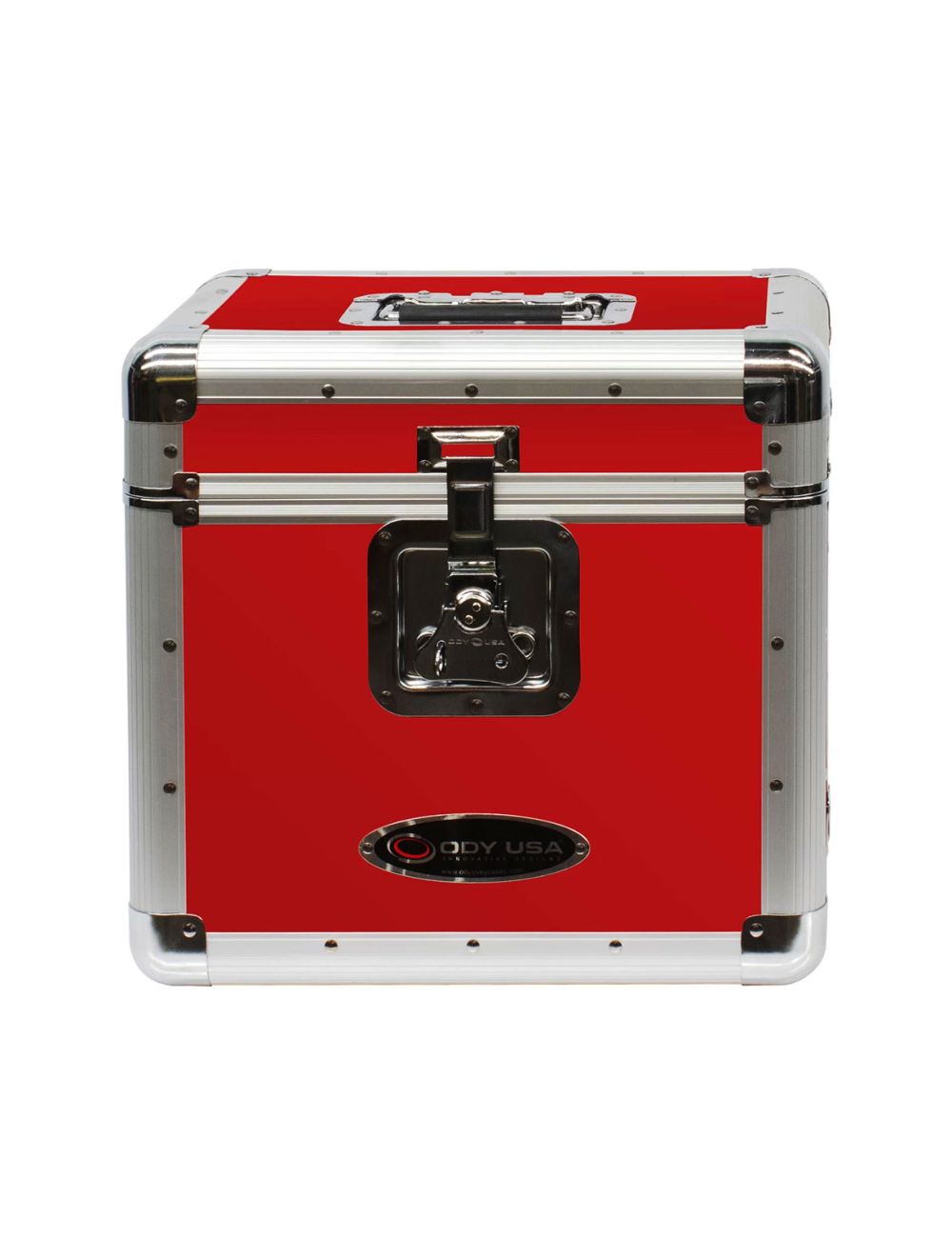 Odyssey KLP2RED Vinyl Records Case (Red) (Open Box)