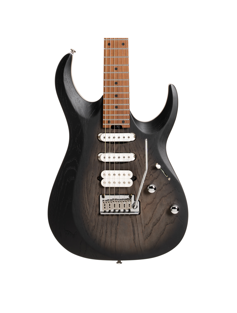 Cort X700 Triality 6-String Electric Guitar - Open Pore Black Burst