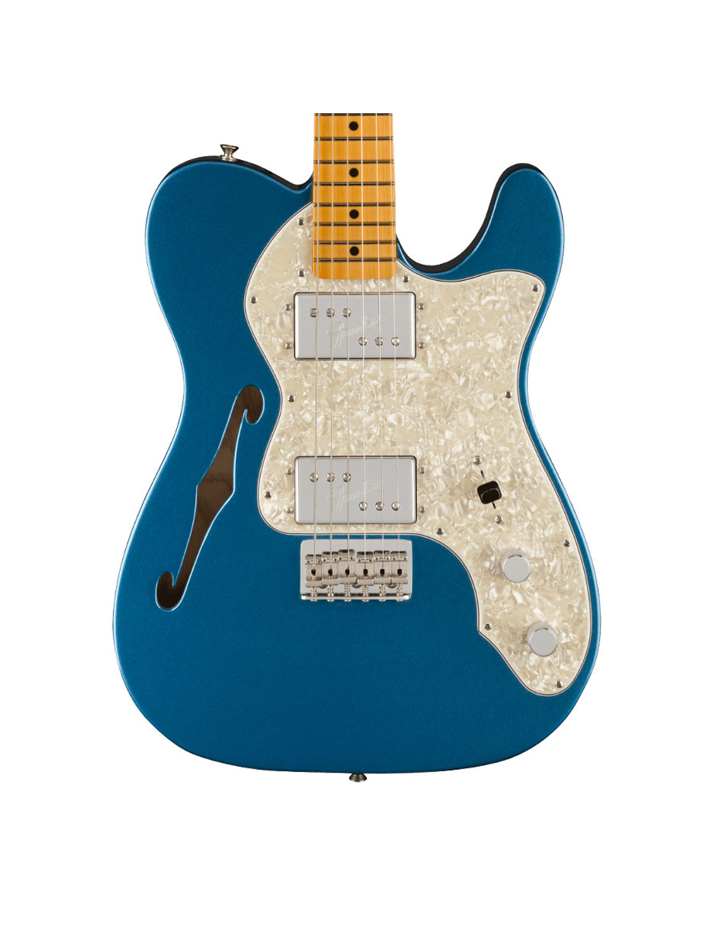 Fender American Vintage II 72 Telecaster Thinline - Lake Placid Blue w/ Maple FB