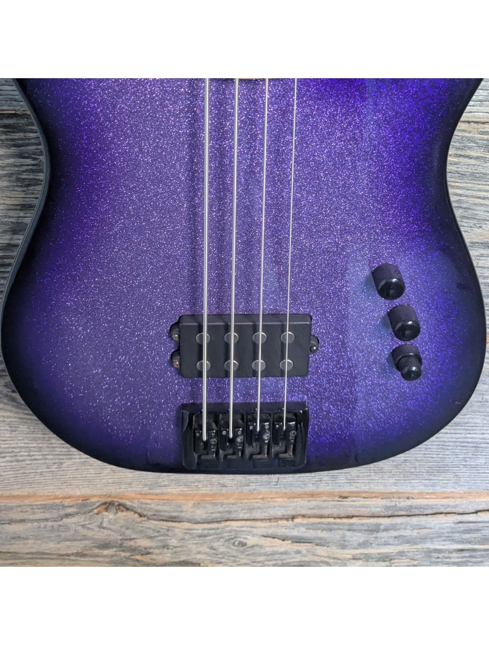 Used Kiesel Aaron Patrick Signature Bass - Purple Metallic Burst (Custom Color)
