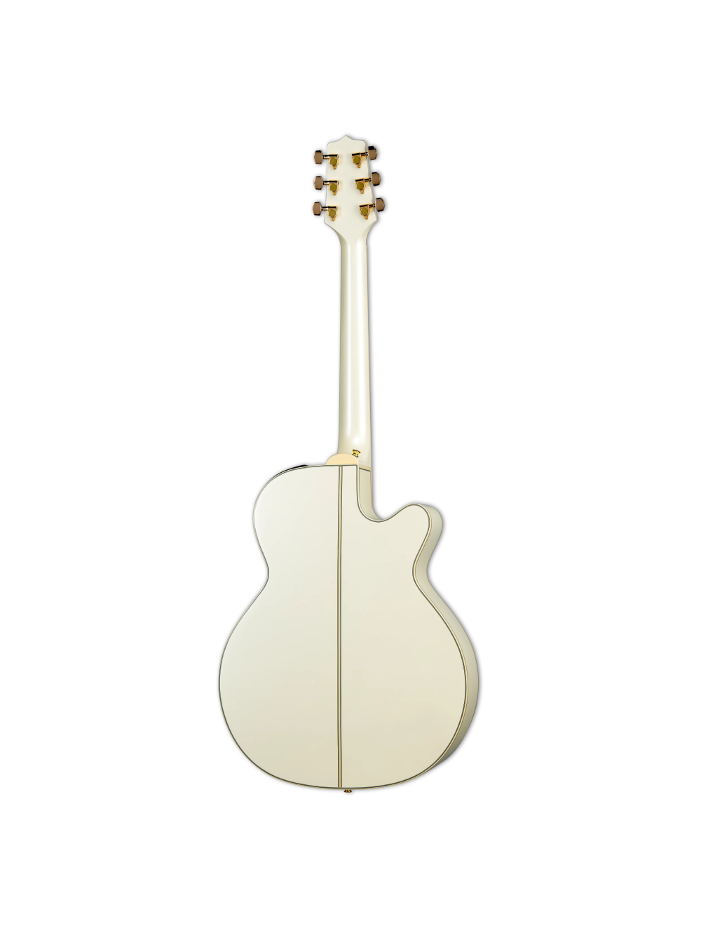 Takamine GN37CE Left-Handed Acoustic-Electric Guitar - Pearl White w/Gig Bag