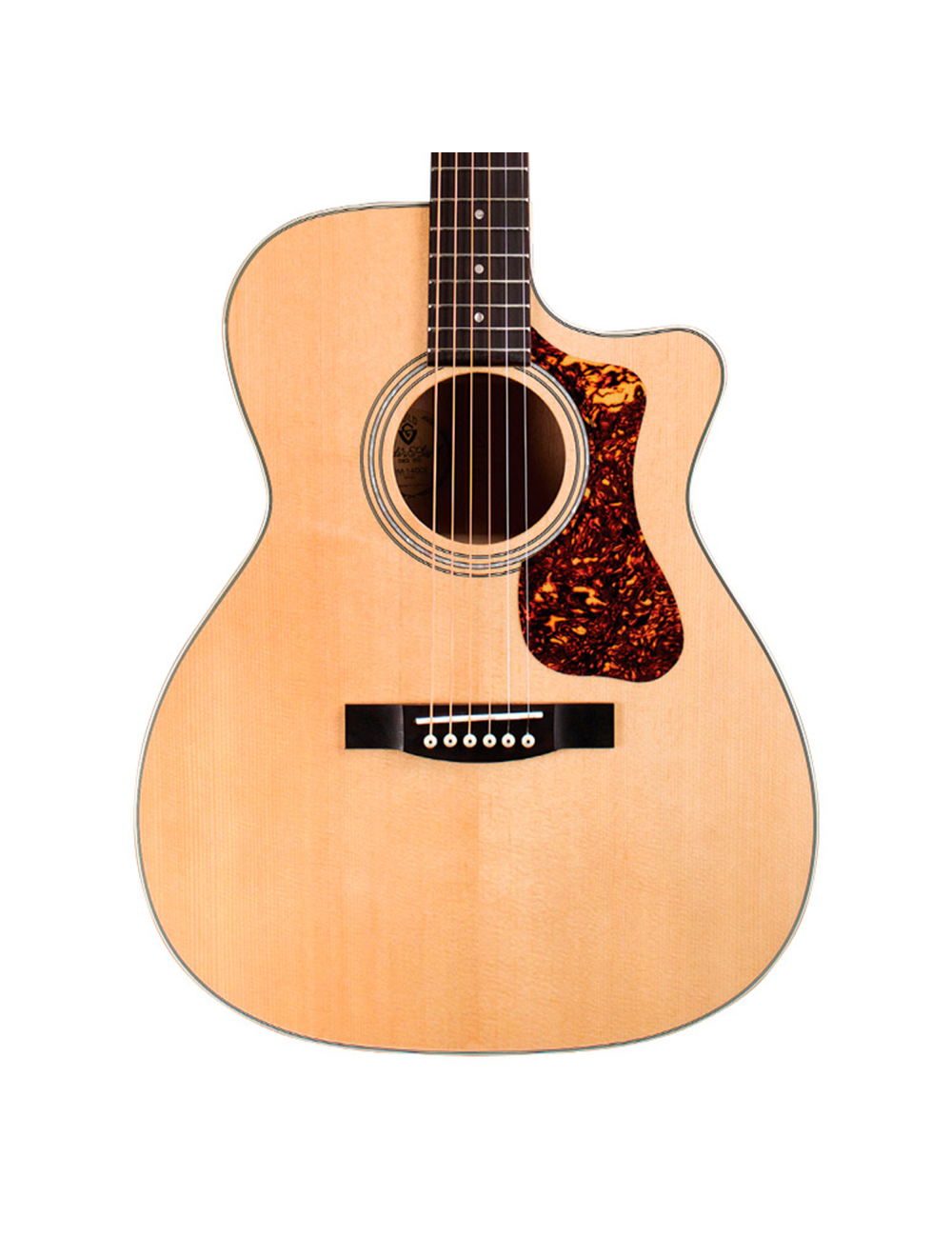 Guild OM-140CE Orchestra Cutaway Acoustic/Electric Guitar - Natural - B-Stock