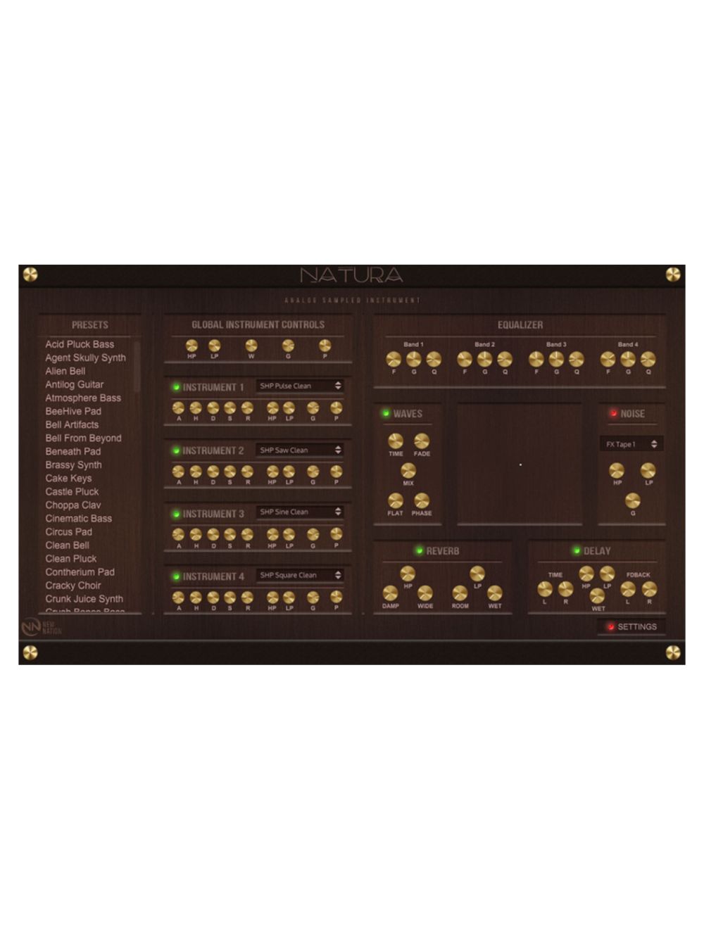 New Nation Natura Analog Sampled Instrument
