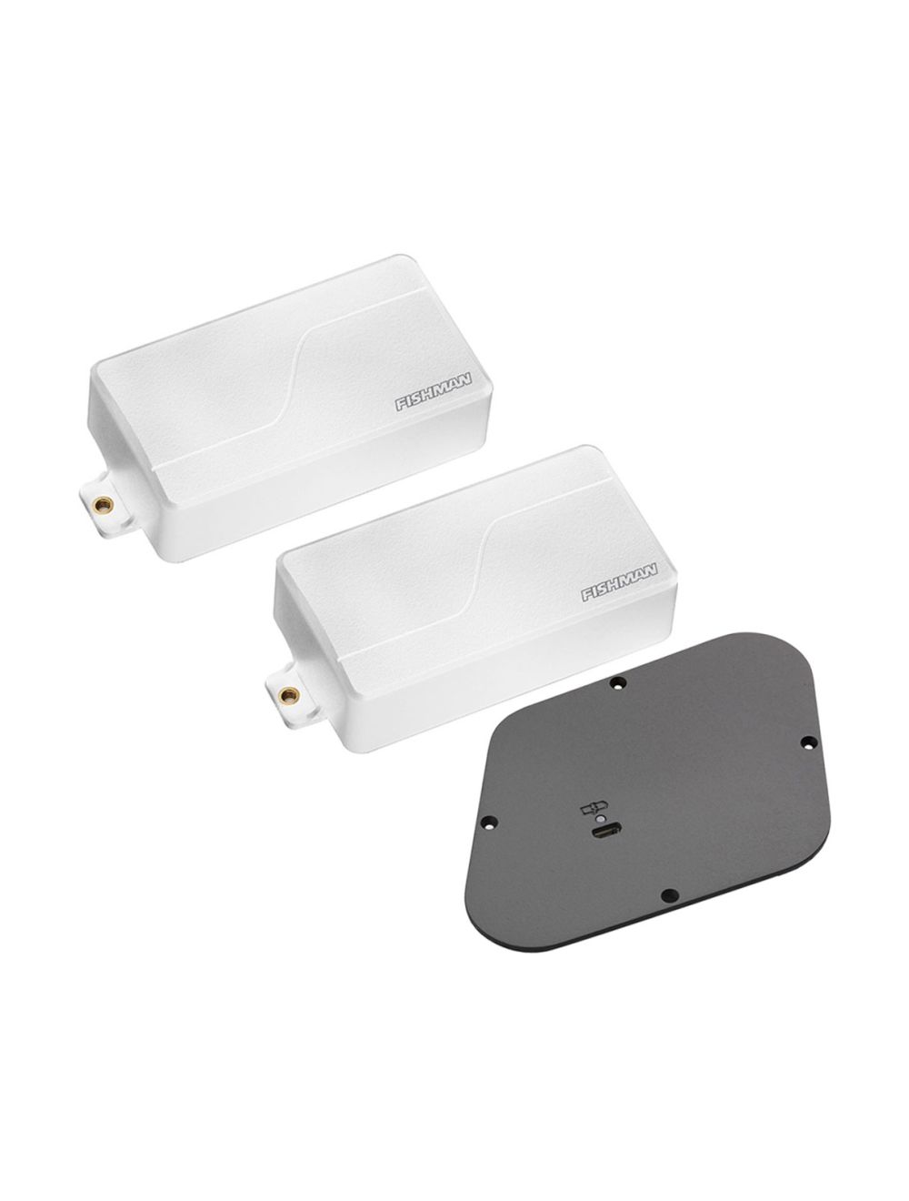 Fishman Fluence Modern Humbucker Set White Plastic PRF-MHB-SW2 + Rechargeable Battery Pack