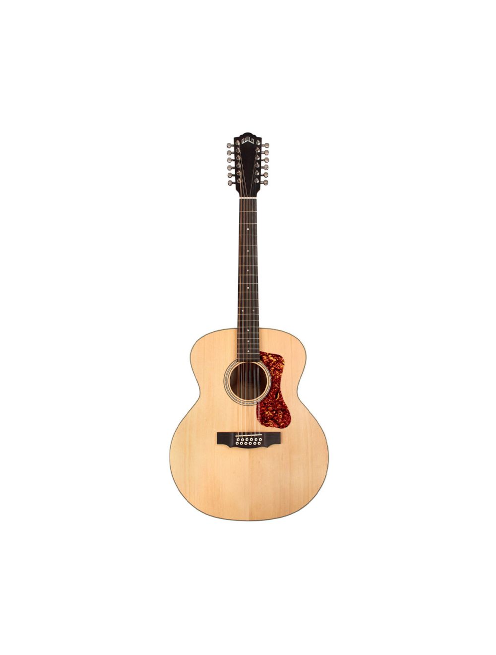 Guild F-2512E Maple Jumbo 12-String Acoustic/Electric Guitar - Blonde - B-Stock