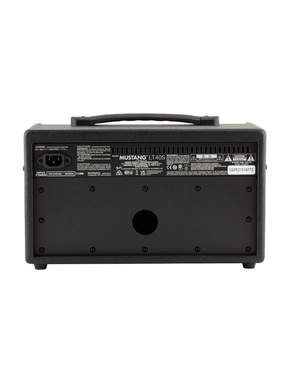 Used Fender Mustang LT40S 40-Watt Combo Amplifier - Black