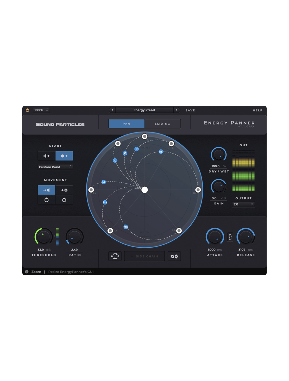 Sound Particles Energy Panner - EDU