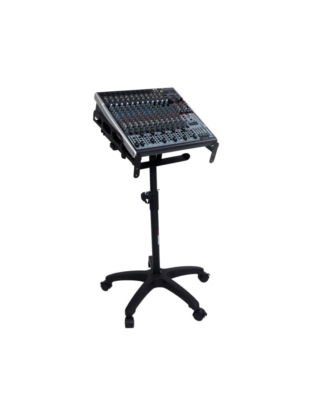 Gator Frameworks GFW-MIXERCART-0400 Adjustable Wheeled Mixer Stand - Open Box
