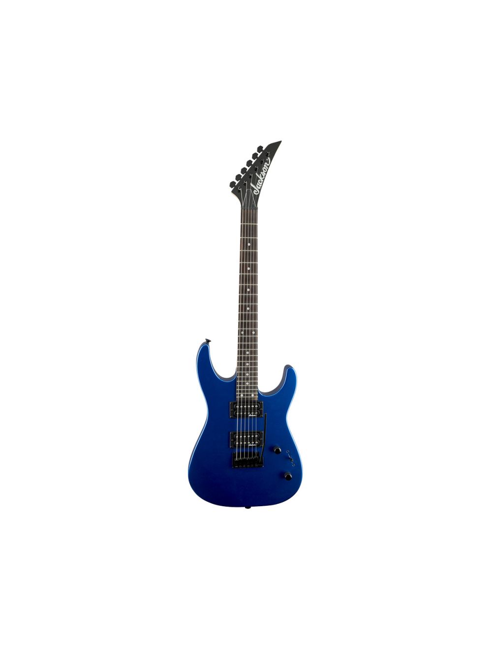 Used Jackson JS Series Dinky JS12 Guitar - Metallic Blue w/Amaranth FB