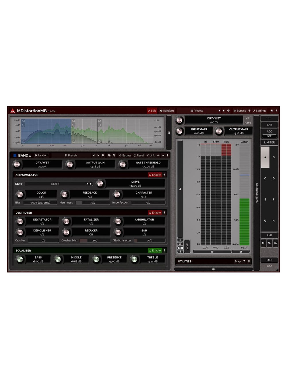 Melda MDistortionMB 6 Purely Digital Distortion Algorithms