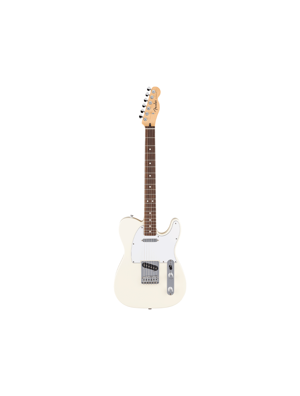 Fender Standard Telecaster Electric Guitar - Olympic White w/Laurel FB