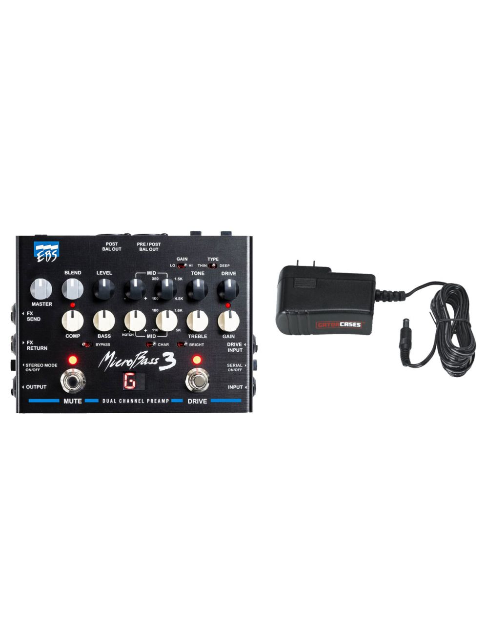 EBS MicroBass II ベースエフェクター EBS Micro Bass Ⅱ - Geek IN Box