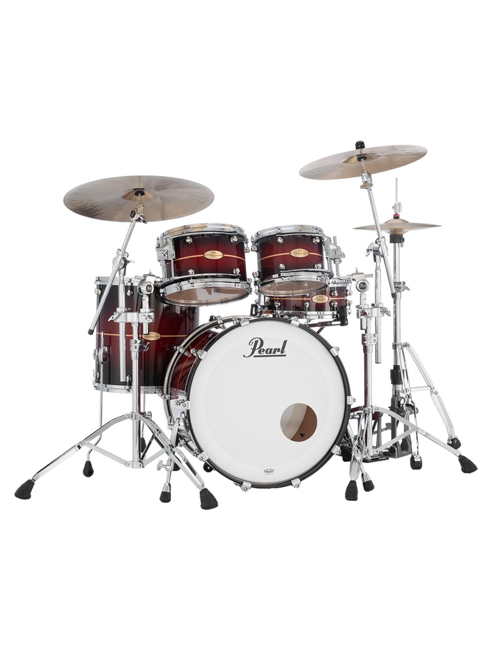 Pearl Reference One 4-pc Shell Pack w/ 22" Kick - Natural Banded Redburst