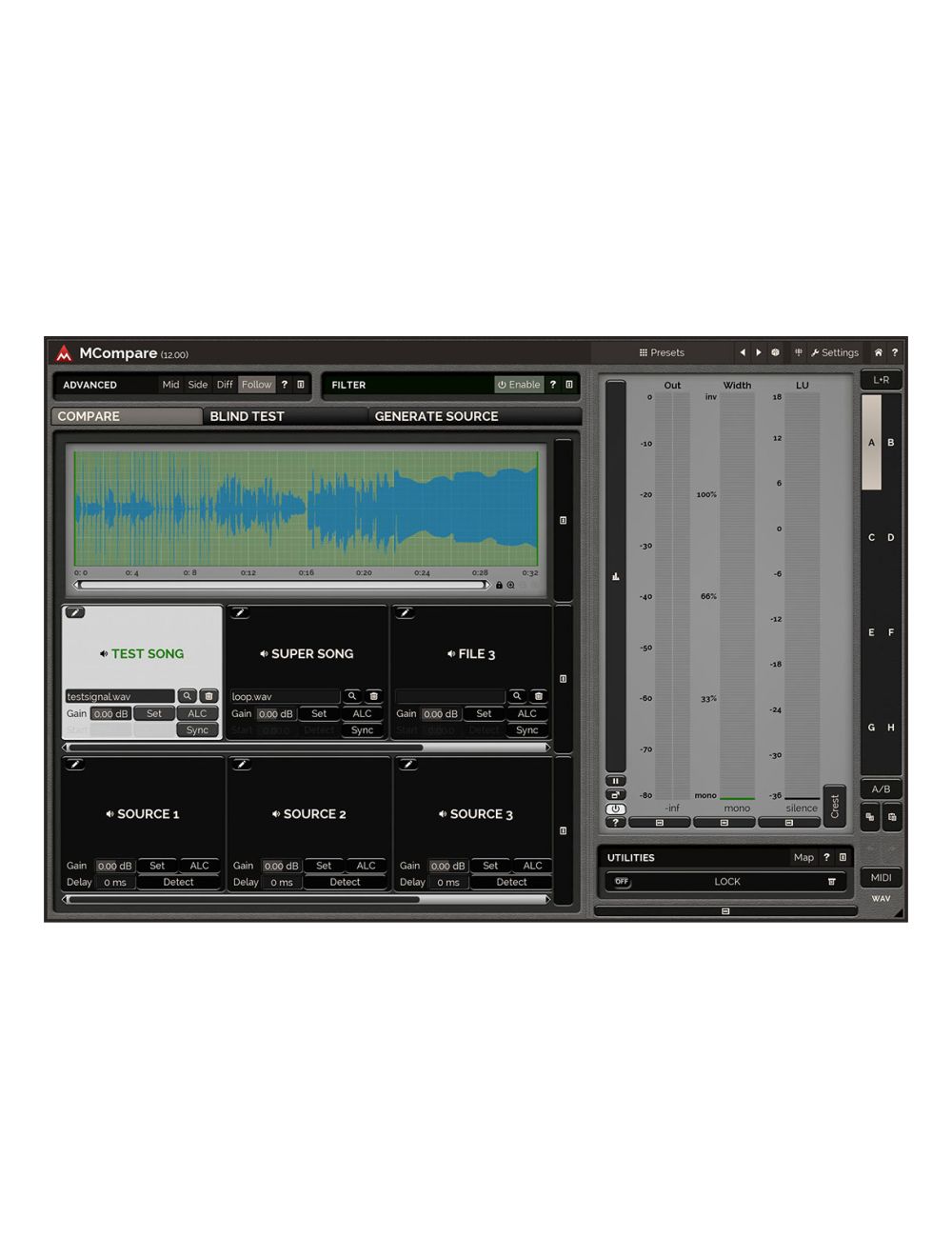 Melda MCompare Reference Tool For Mixing & Mastering