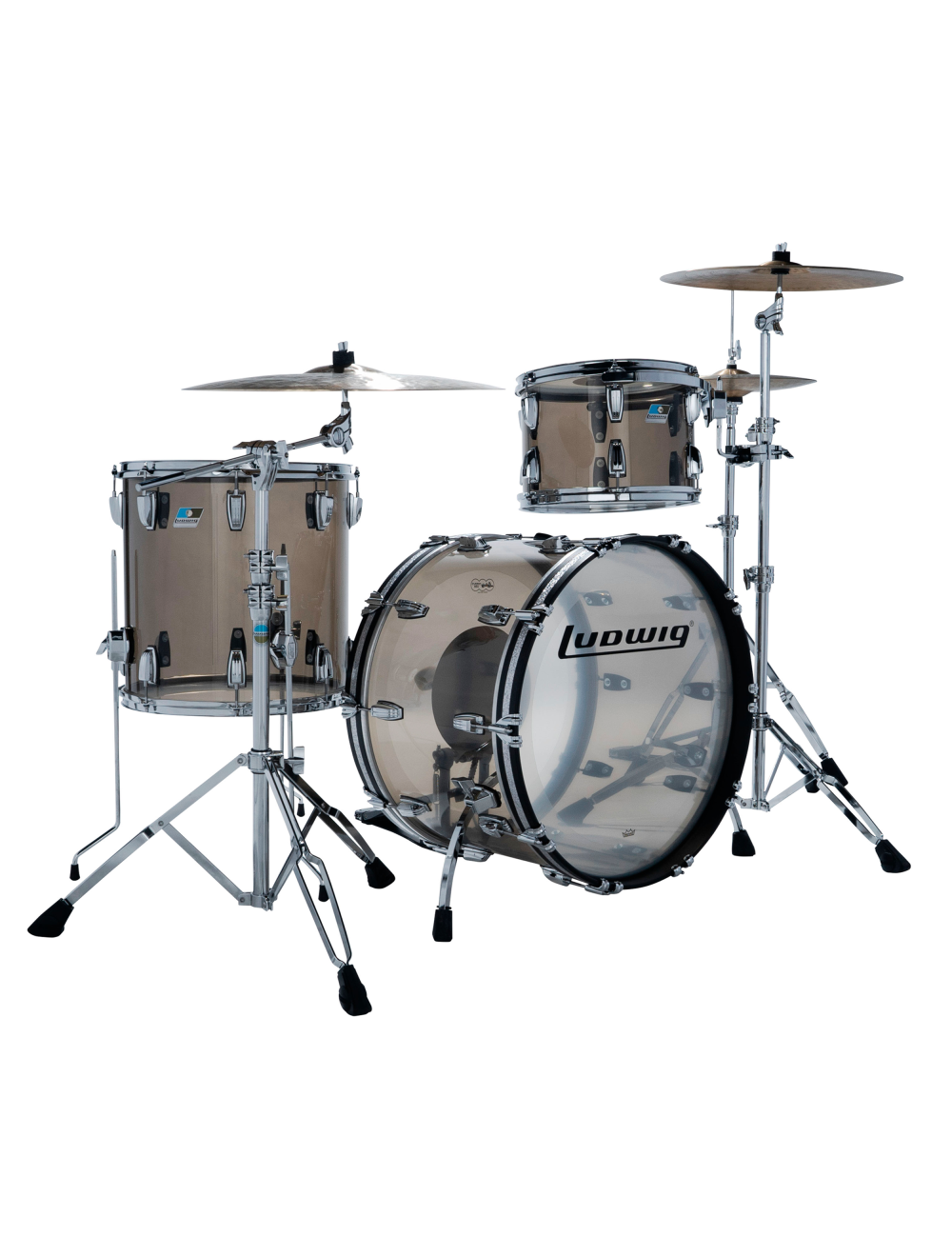 Ludwig Vistalite Fab 3-Piece Shell Pack w/22" Kick - Bronze - Used