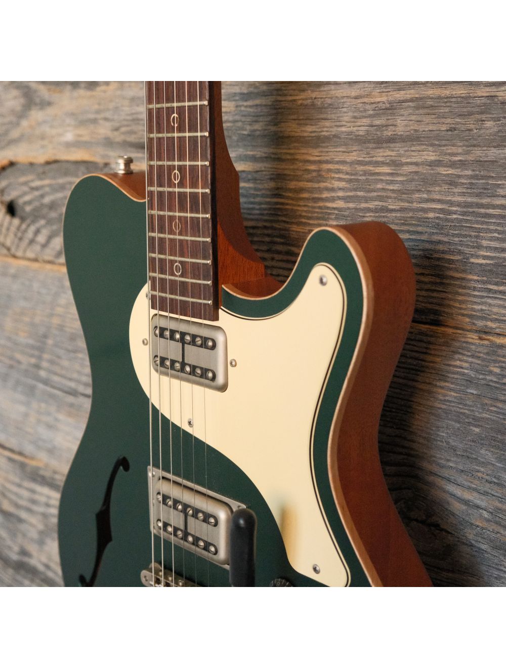 Used Nik Huber Surfmeister Guitar - British Racing Green w/OHSC