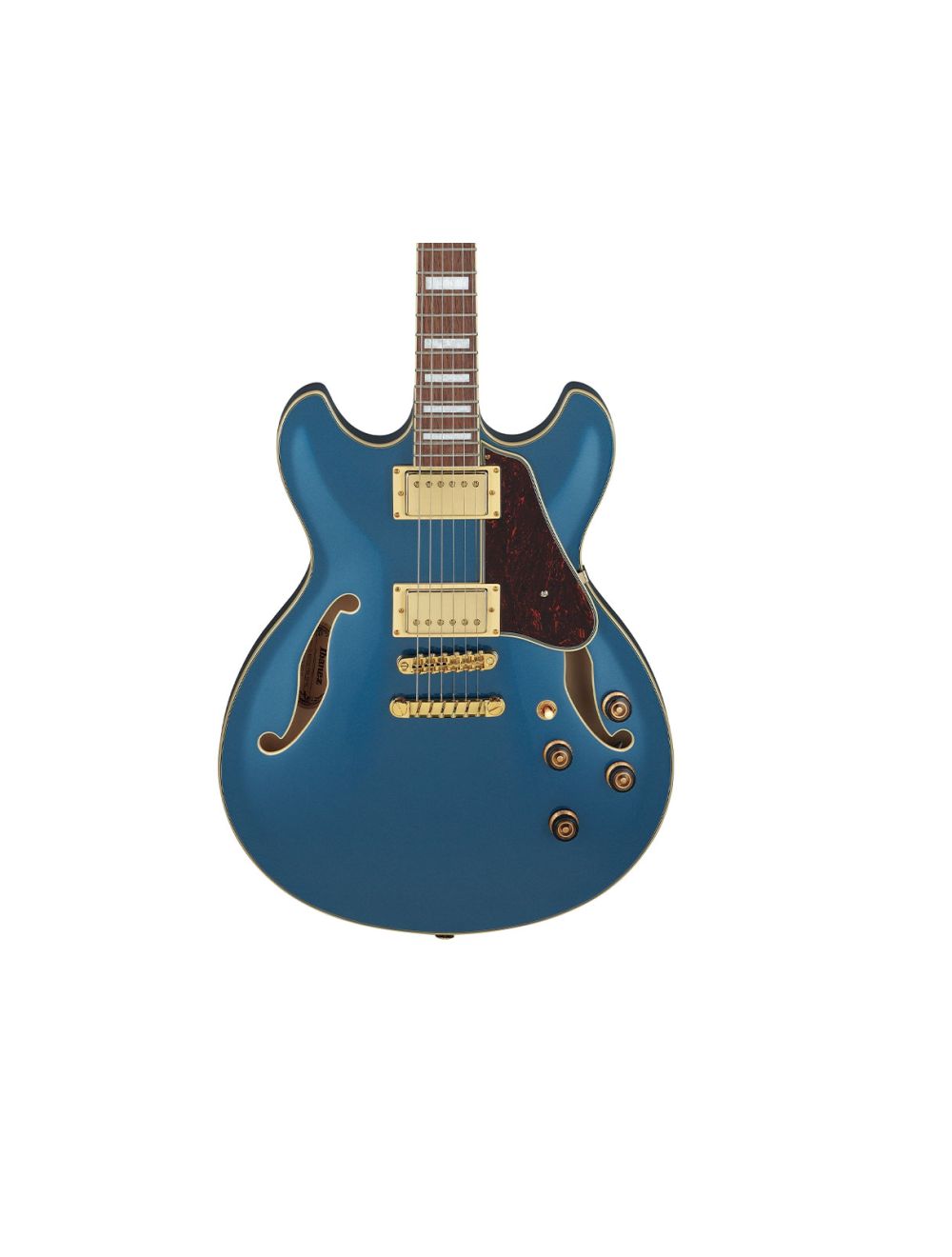 Ibanez AS Standard 6 String Hollow Body Electric Guitar Prussian Blue Metallic