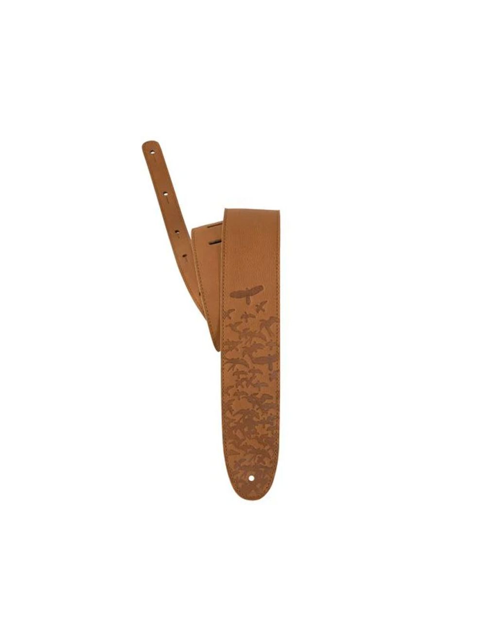 PRS 2.5" Leather Bird Swarm Guitar Strap - Tan