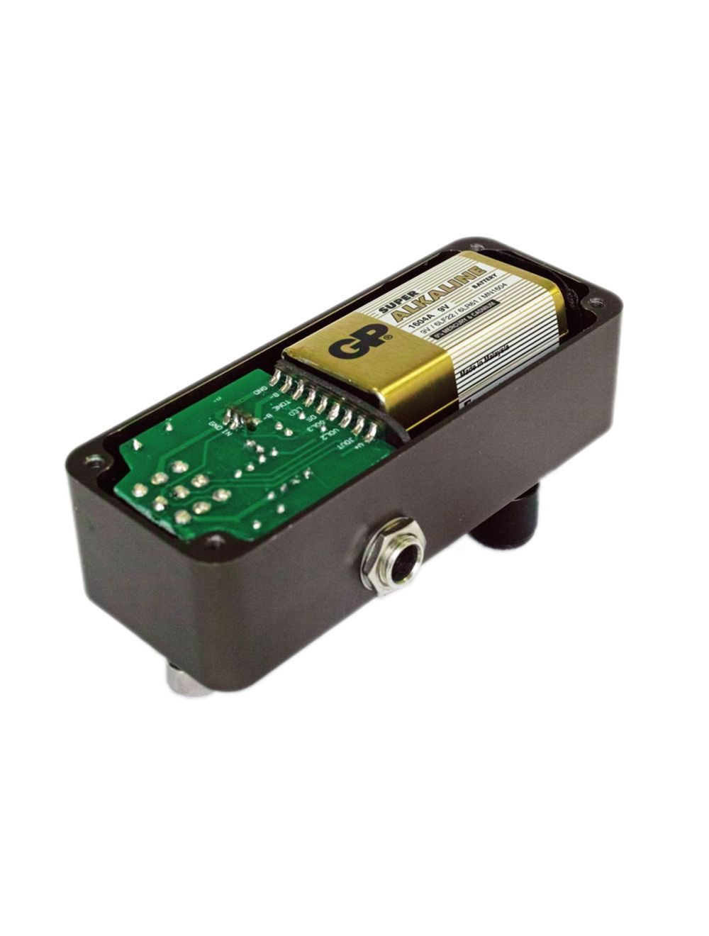 One Control Anodized Brown Distortion Pedal